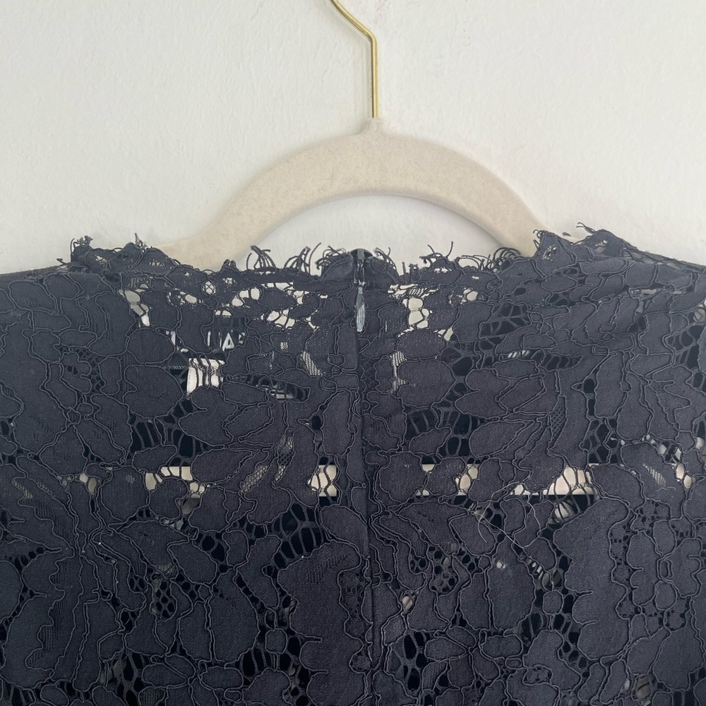 SAU LEE Mara Black Lace Dress Size 10 - Picture 10 of 12